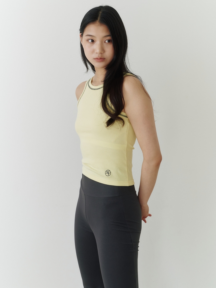 Pita Sleeveless Top - Lemon