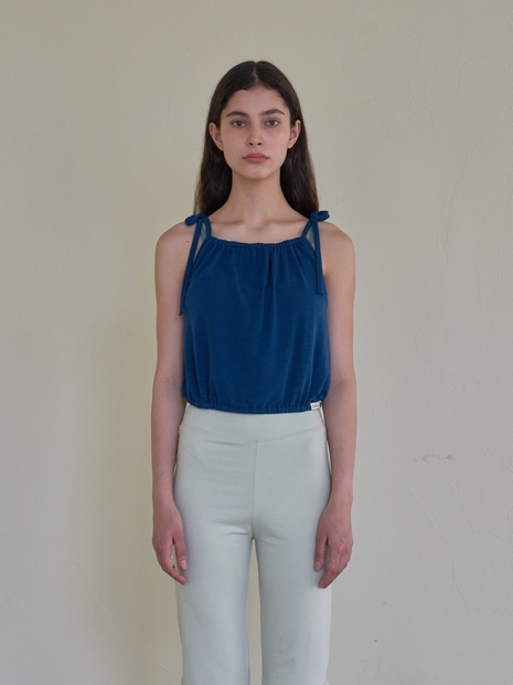 Cosmo Shirring Top - Blue Green [3rd Reorder]