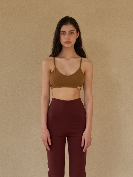 Mare Sling Bra Top -Moca