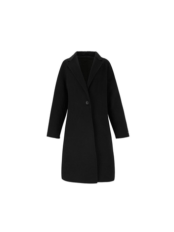 여성 구스다운 퀼팅 핸드메이드 코트 (BLACK)