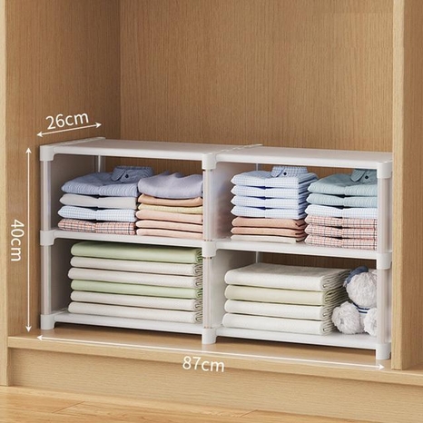 DIY 수납 옷장정리 트레이 2열 3단