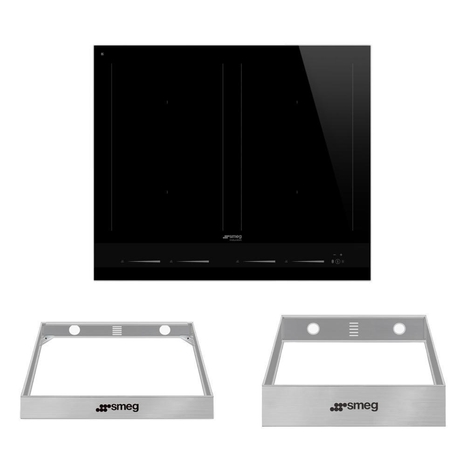 스메그 리니아 인덕션 블랙 SIM1643D+프리스탠딩 케이스 (8/15cm 선택)