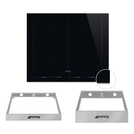 스메그 돌체스틸노보 인덕션 실버 SIM662WLDX+프리스탠딩 케이스 (8/15cm 선택)