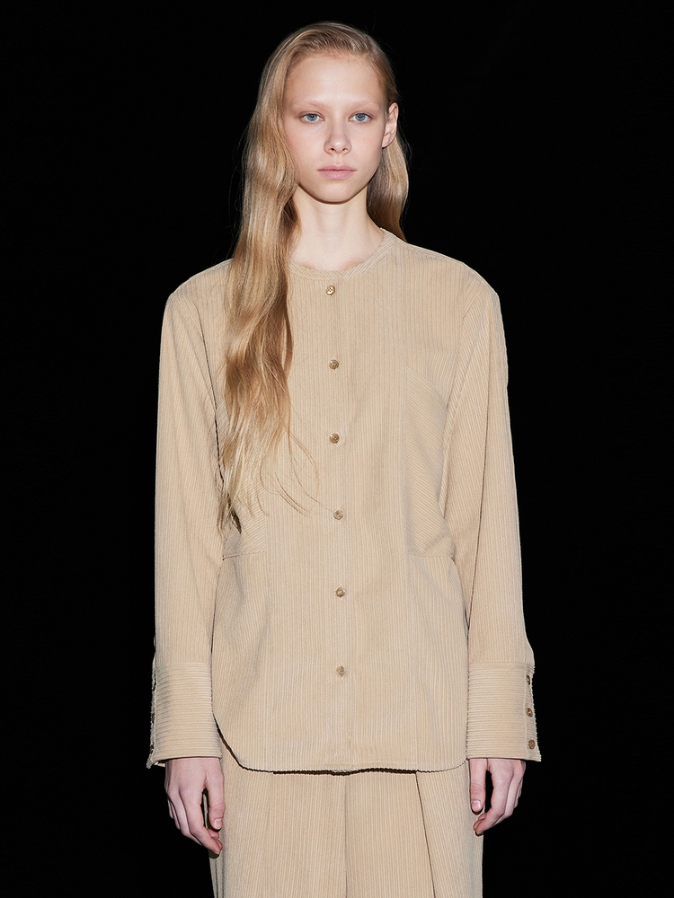 Corduroy shirts_Beige