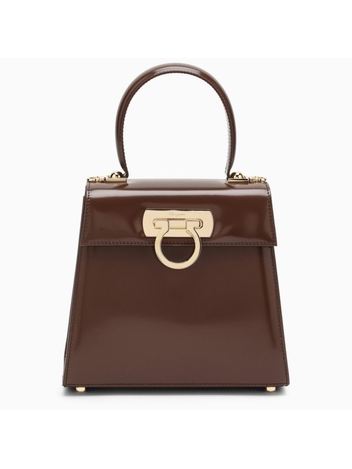 페라가모 Ferragamo Iconic Top Handle cocoa bag 0762840LE