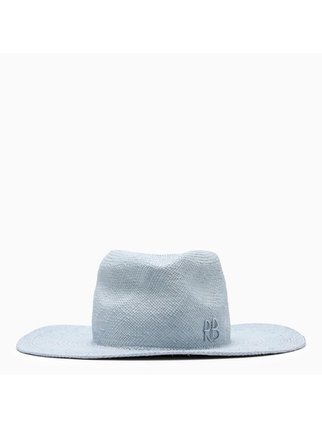 루슬란바킨스키 Ruslan Baginskiy Blue raffia hat FDR077STR-SRBNF