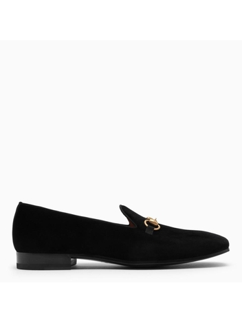 구찌 GUCCI Black Horsebit loafers 718888FAAT3