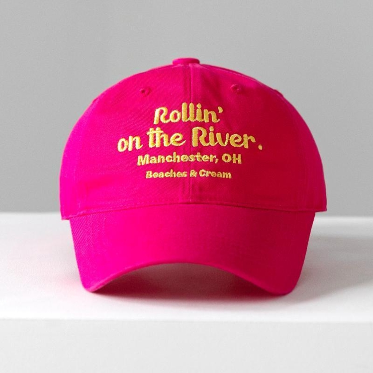 MANCHESTER. OH BALL CAP-HOT PINK