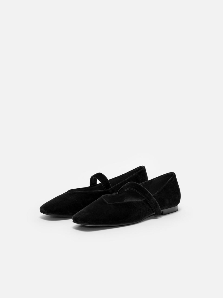 Rowie mary jane shoes Velvet Black