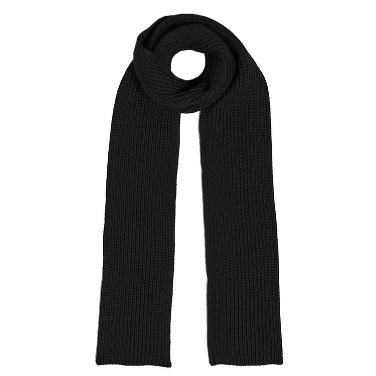 23FW 골지 울 머플러 블랙 SCARF BLACK