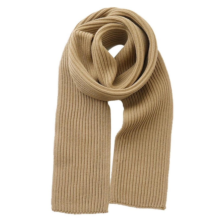 23FW 골지 울 숏 머플러 카멜 SHORT SCARF CAMEL