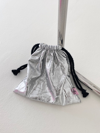 Silver String Pouch