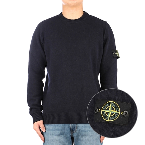 [스톤아일랜드] 23FW (7915508A3 A0020) 남성 와펜 니트