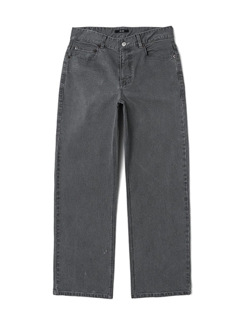 23 FW 남여공용 세미 와이드 데님 팬츠 (GREY)