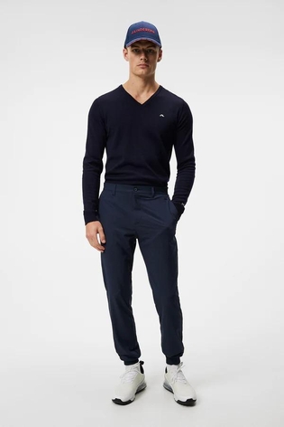 제이린드버그 SS23 남성 골프 긴바지 커프 조거 JL NAVY