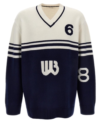웨일스 보너 Motif Sweater, Cardigans Multicolor MA23KN07KN04510