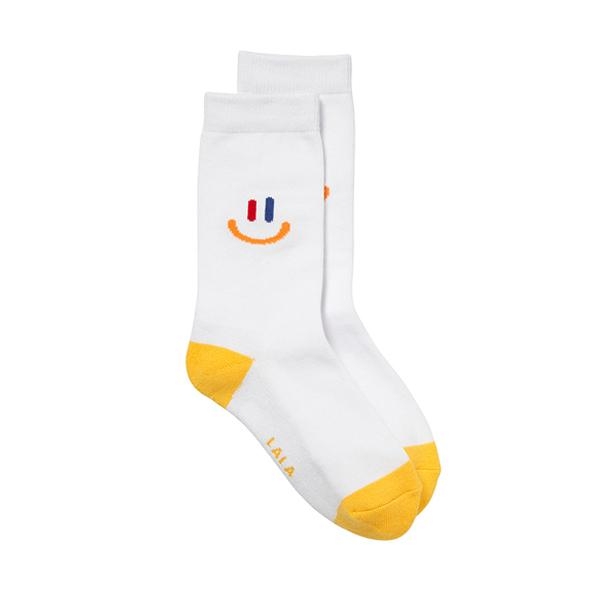 LaLa New Socks (라라 뉴 삭스) [White/Yellow]