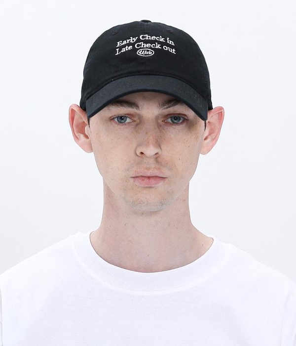 BG284CAP566_Check In Washing Cap_Black