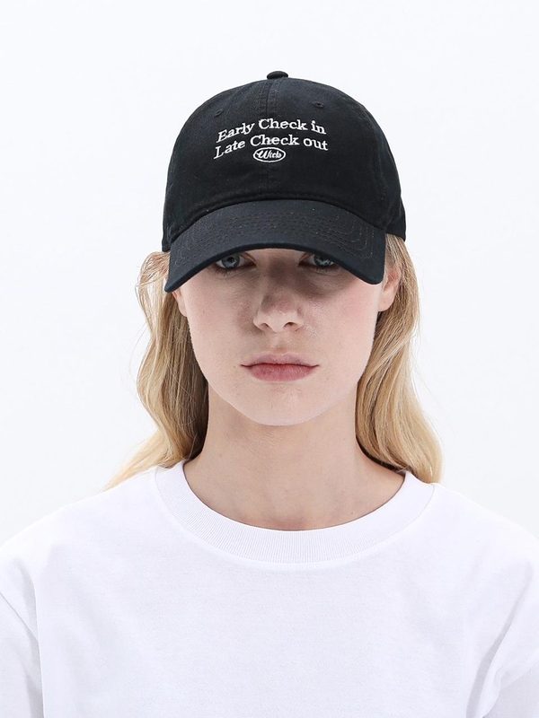 BG284CAP566_Check In Washing Cap_Black