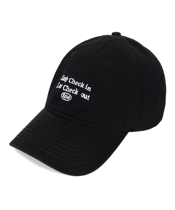 BG284CAP566_Check In Washing Cap_Black