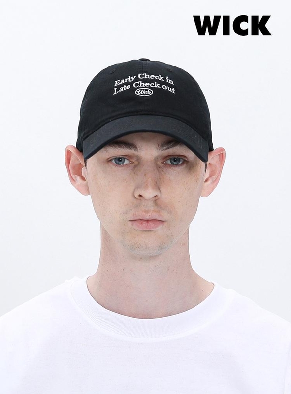 BG284CAP566_Check In Washing Cap_Black