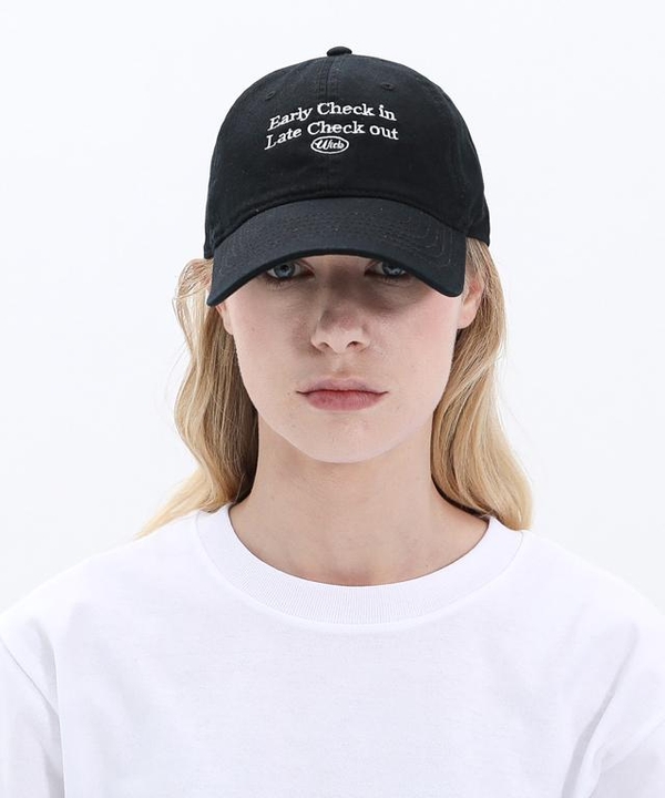 BG284CAP566_Check In Washing Cap_Black