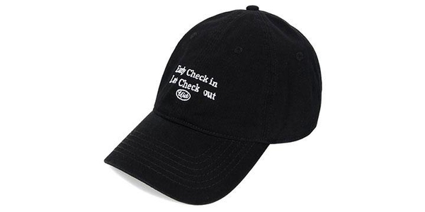 BG284CAP566_Check In Washing Cap_Black