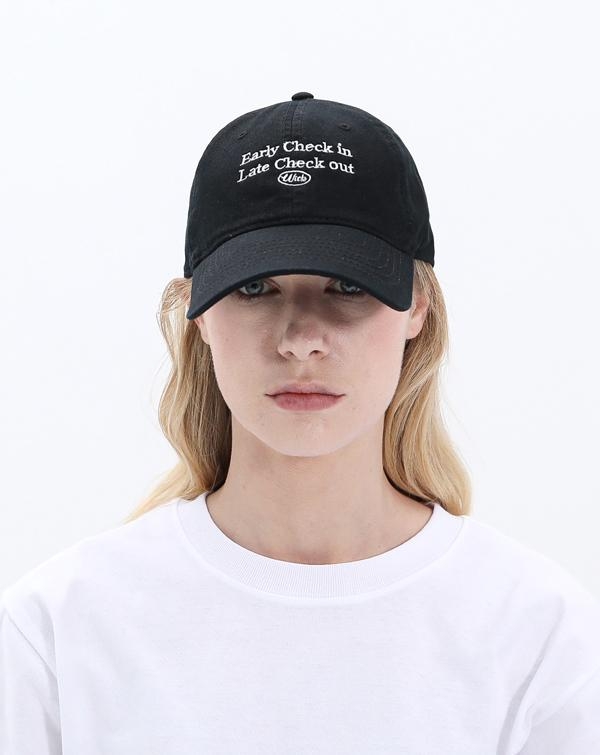 BG284CAP566_Check In Washing Cap_Black