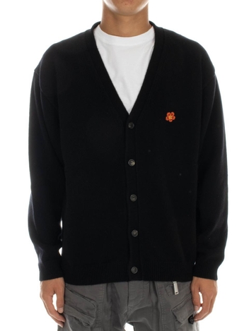 겐조 (M) 플라워 패치 울 가디건 FD65CA4183LC 99J Black