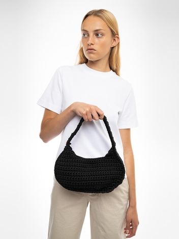 비건 샌드(SAND) Crochet Paved Black_HVISK