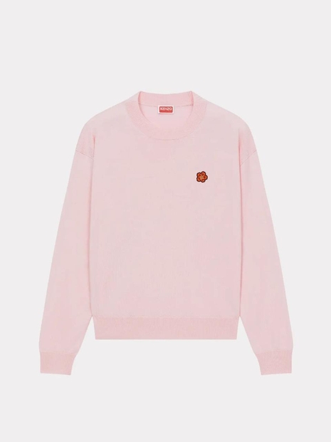 겐조 (W) 플라워 패치 니트 FD52PU3813LB 34 Pink
