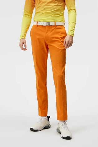제이린드버그 SS23 남성 골프 긴바지 벤트 바지 Russet Orange