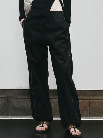 Stitch Banding Fatigue Pants (Black)