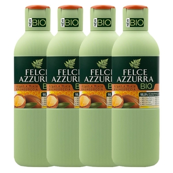 펠체아주라 유기농 바이오 바디워시 500ml 아르간&허니 X4개 이탈리아 직수입