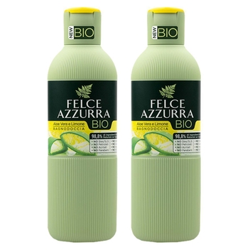 펠체아주라 유기농 바이오 바디워시 500ml 알로에베라&레몬 X2개 이탈리아 직수입