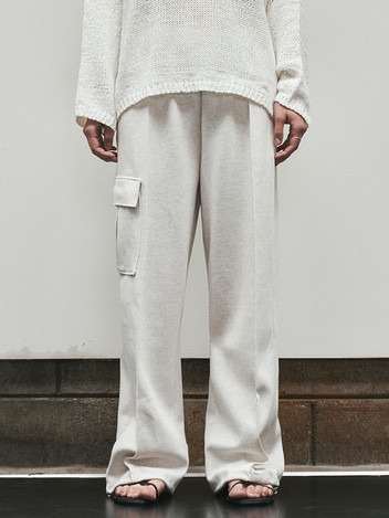 Two-way Line Cargo Jogger Pants (Oatmeal)