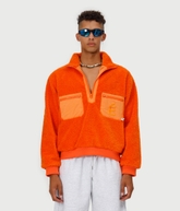 SOFT HIGH NECK HALF ZIP UP