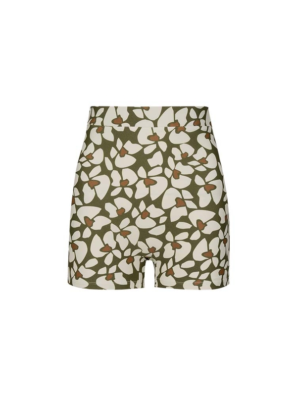 High-rise Swim Shorts, Green