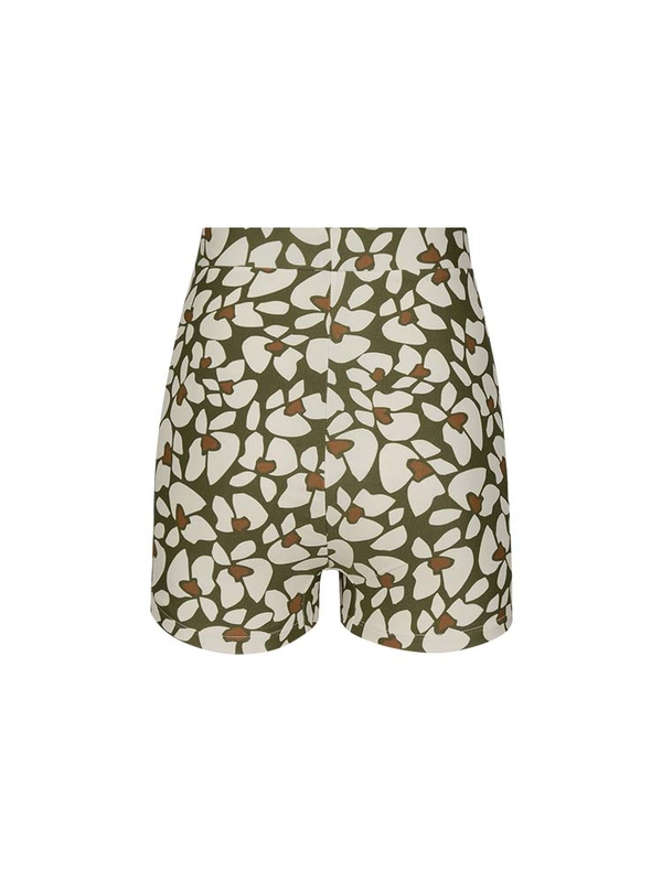 High-rise Swim Shorts, Green