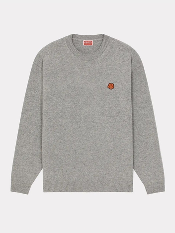 겐조 플라워 패치 로고 니트 FD65PU4193LC 94 Pearl Grey