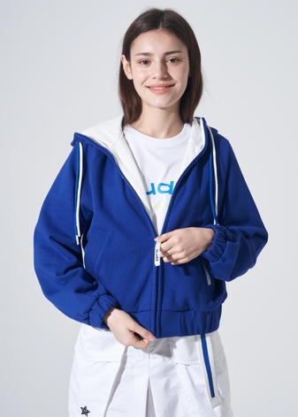 [BLUDOT] 더블 스트링 후드집업_BL