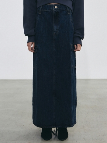 NNC MAXI CARGO SKIRT_DEEP BLUE