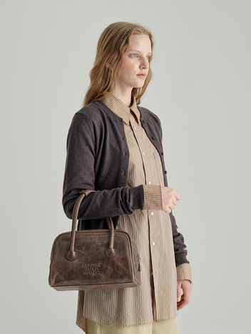 SOFT TOTE_washed brown pull-up