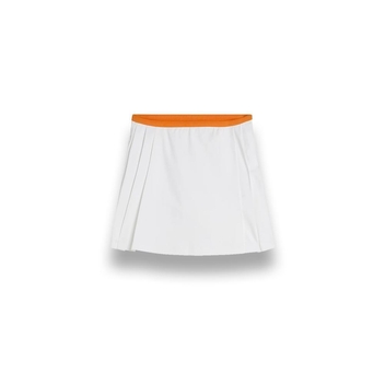 제이린드버그 SS23 여성 골프 시에라 플리츠 스커트 White