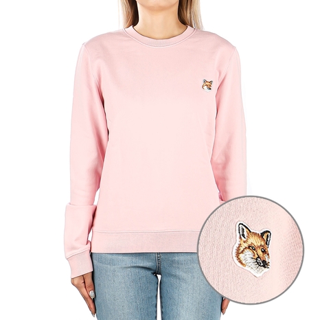 [메종키츠네] 23FW (LW00302KM0001 PALE PINK) 여성 맨투맨