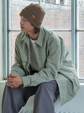 포켓 워크 셔츠 카키