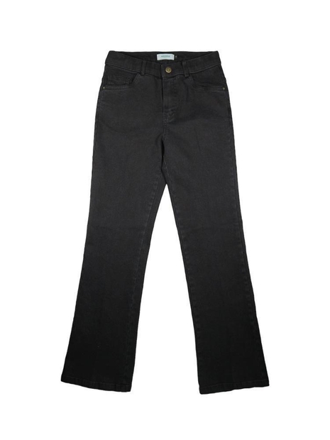 HIGH WAIST BOOTS CUT JEANS 스트레치 부츠컷 데님팬츠_BLACK
