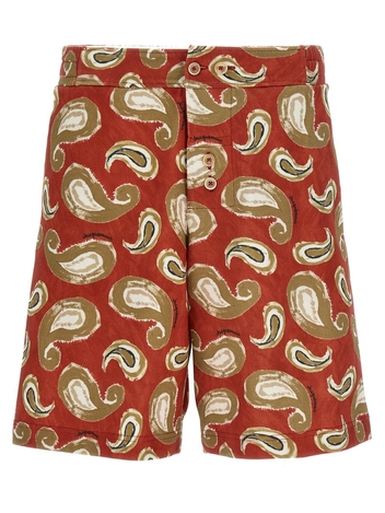 자크뮈스 Pingo bermuda shorts 23E235JS090PRINTPAISLEYRED