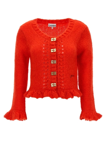 가니 Jewel buttons cardigan K1919474