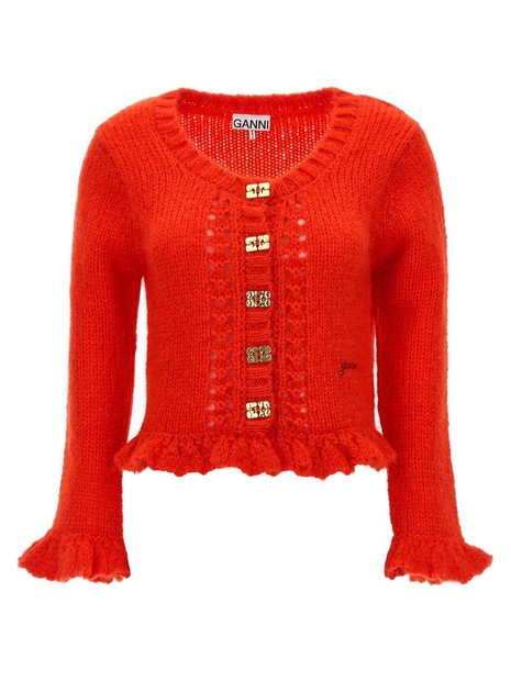 가니 Jewel buttons cardigan K1919474